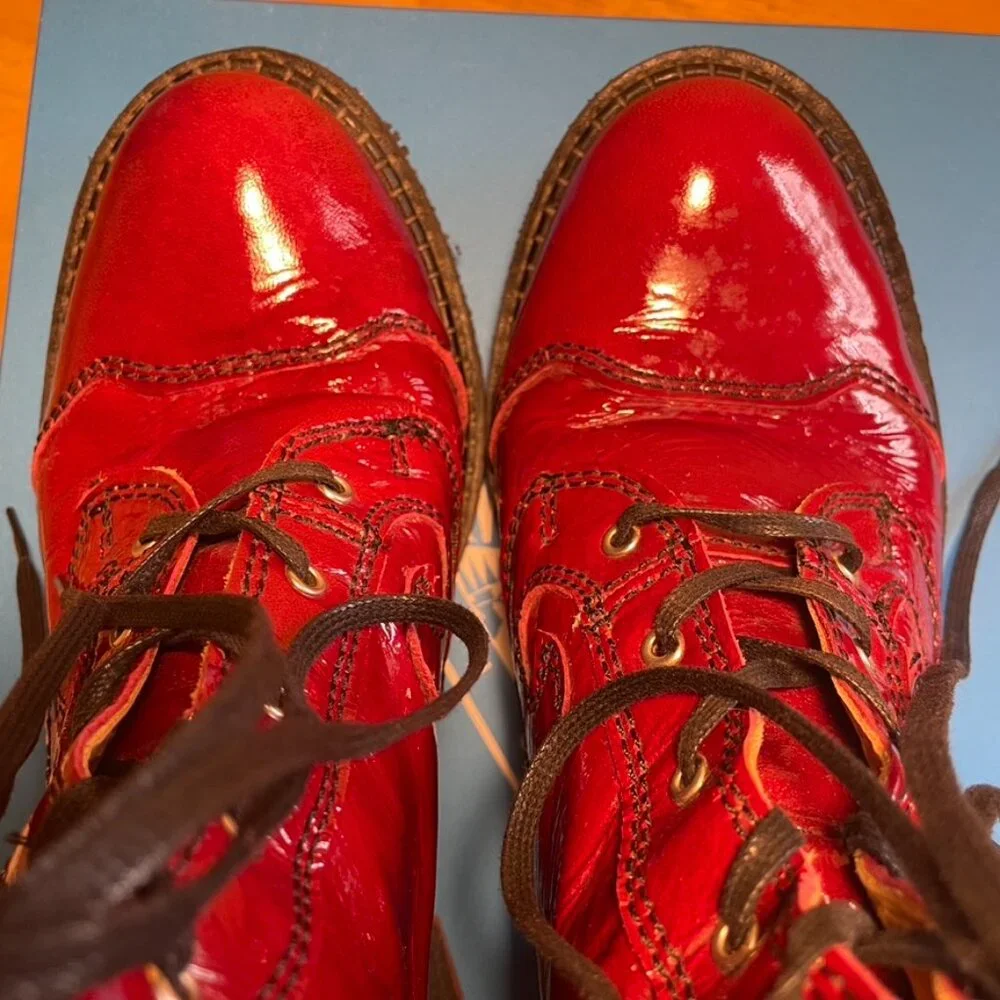 Fab Fluevog Slacker Tardy boots - Picture 4 of 11